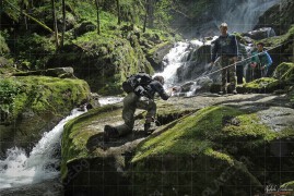 Чипровски водопад – добре че винаги носим въже, което в случая се оказа от критическа важност (DSC07656)