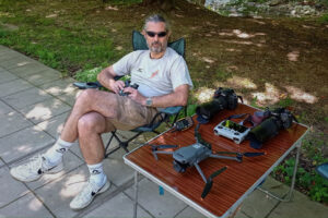 Част от снимачният екип