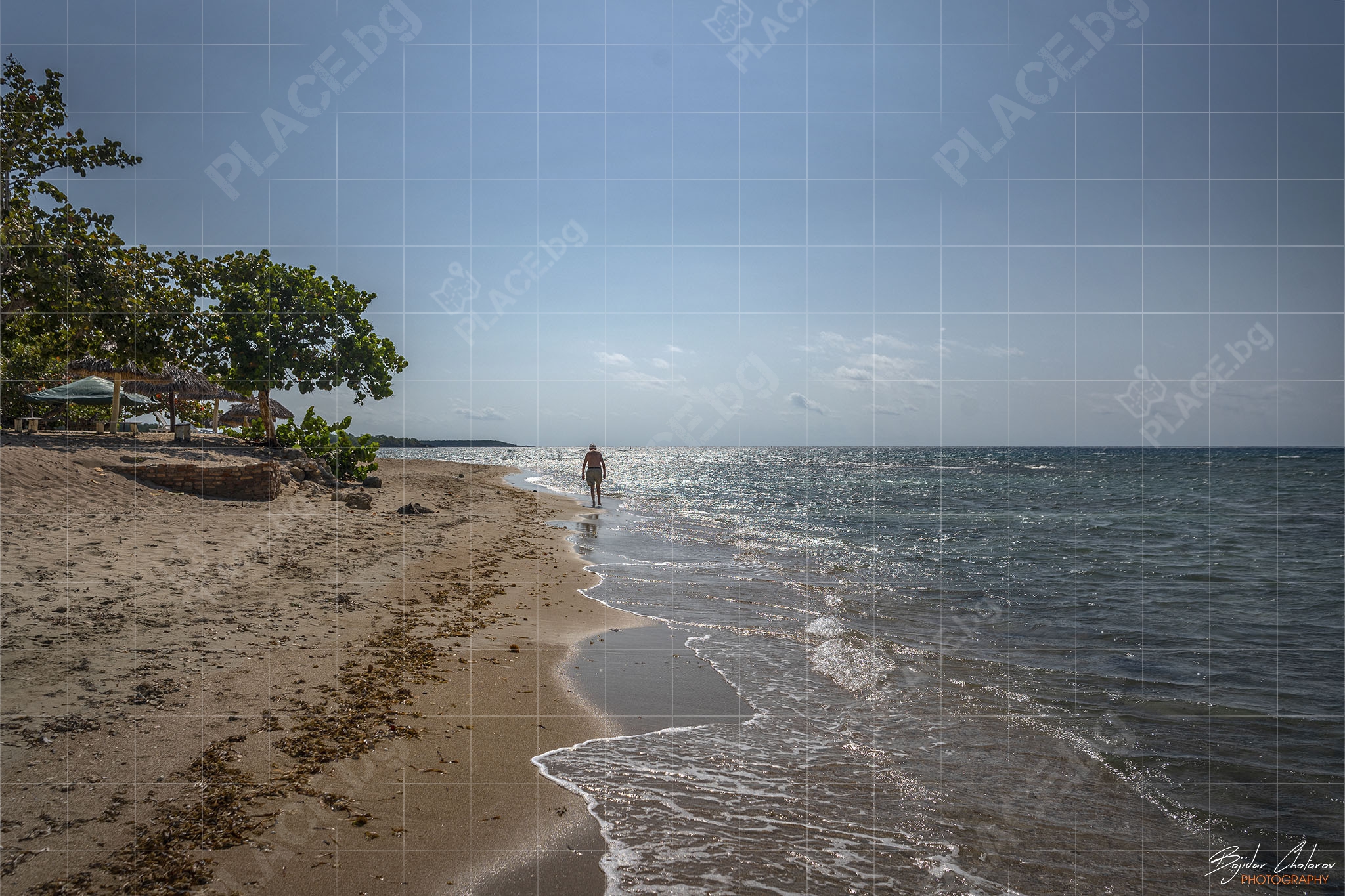 Карибско море, плаж “Rancho Luna” – дългата почти 1,5 км плажна ивица (BCH_3469)