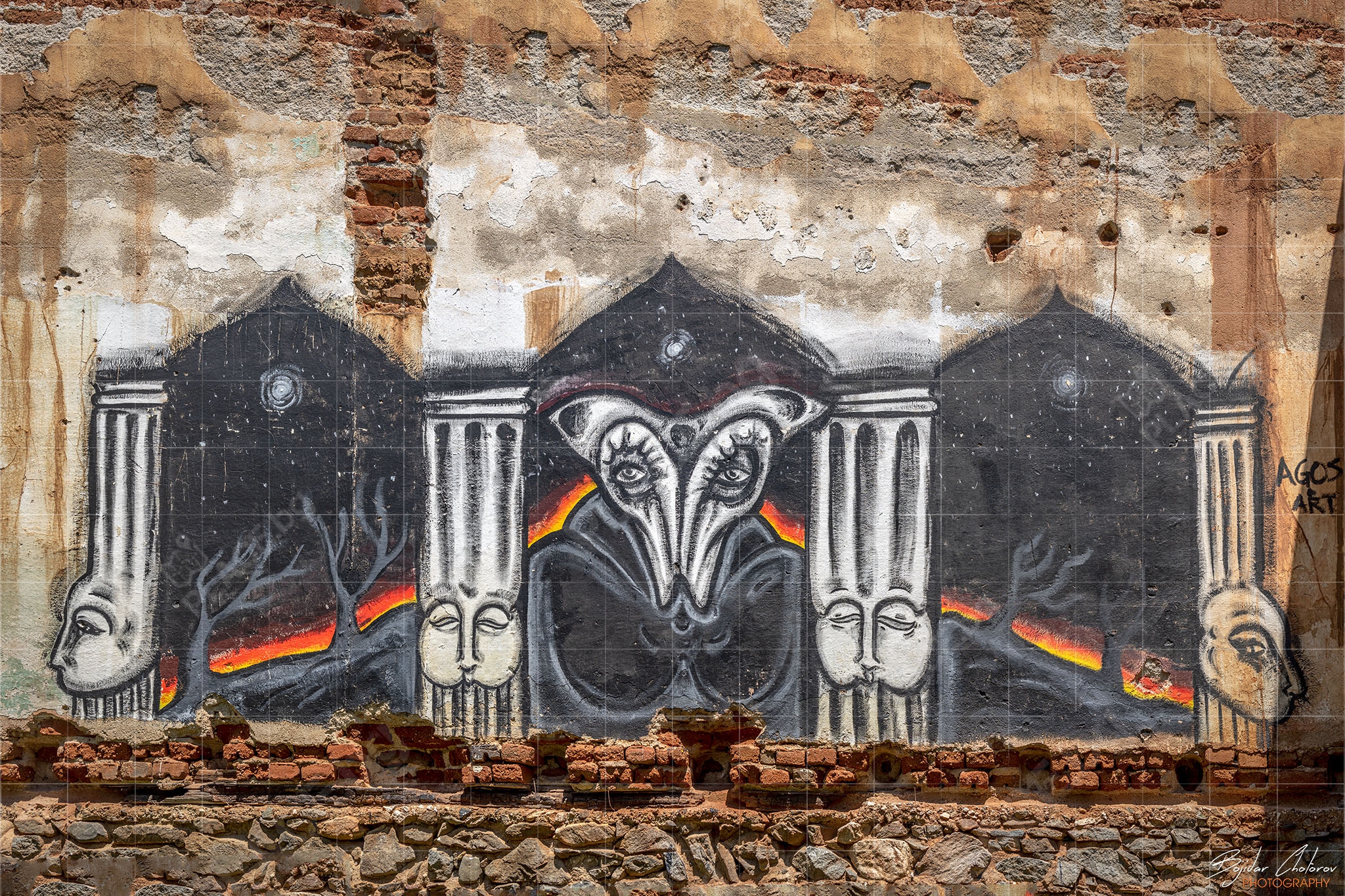 The Rural Murals Gallery One, село Любница (BCH_1665-Pano)