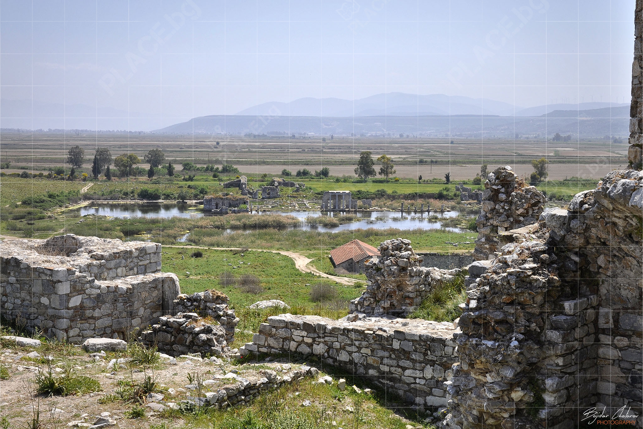 Гледка от крепостта към Северното тържище в Милет (DSC0906)