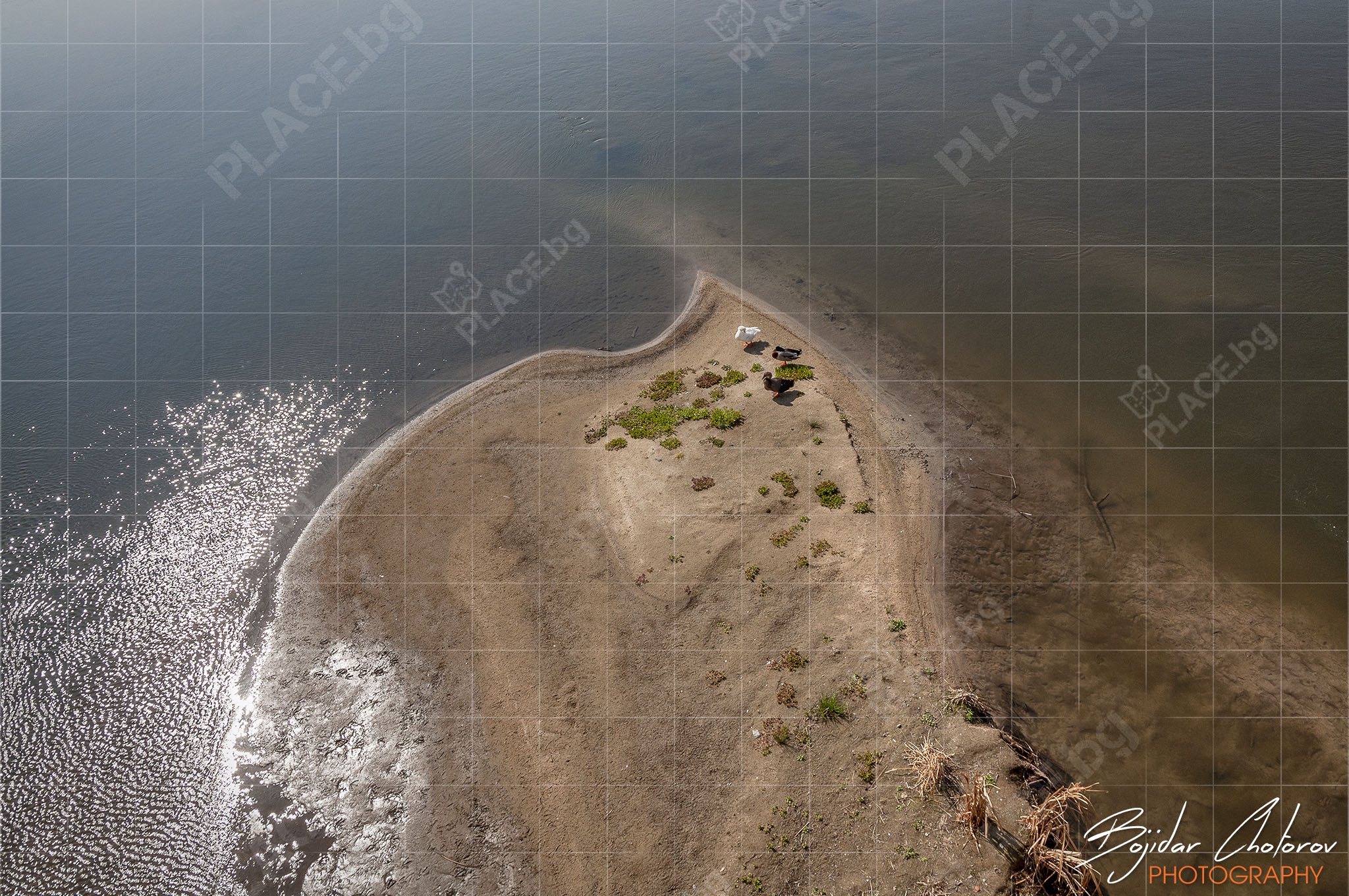 Пясъчно островче пред моста в река Марица (DSC7950)