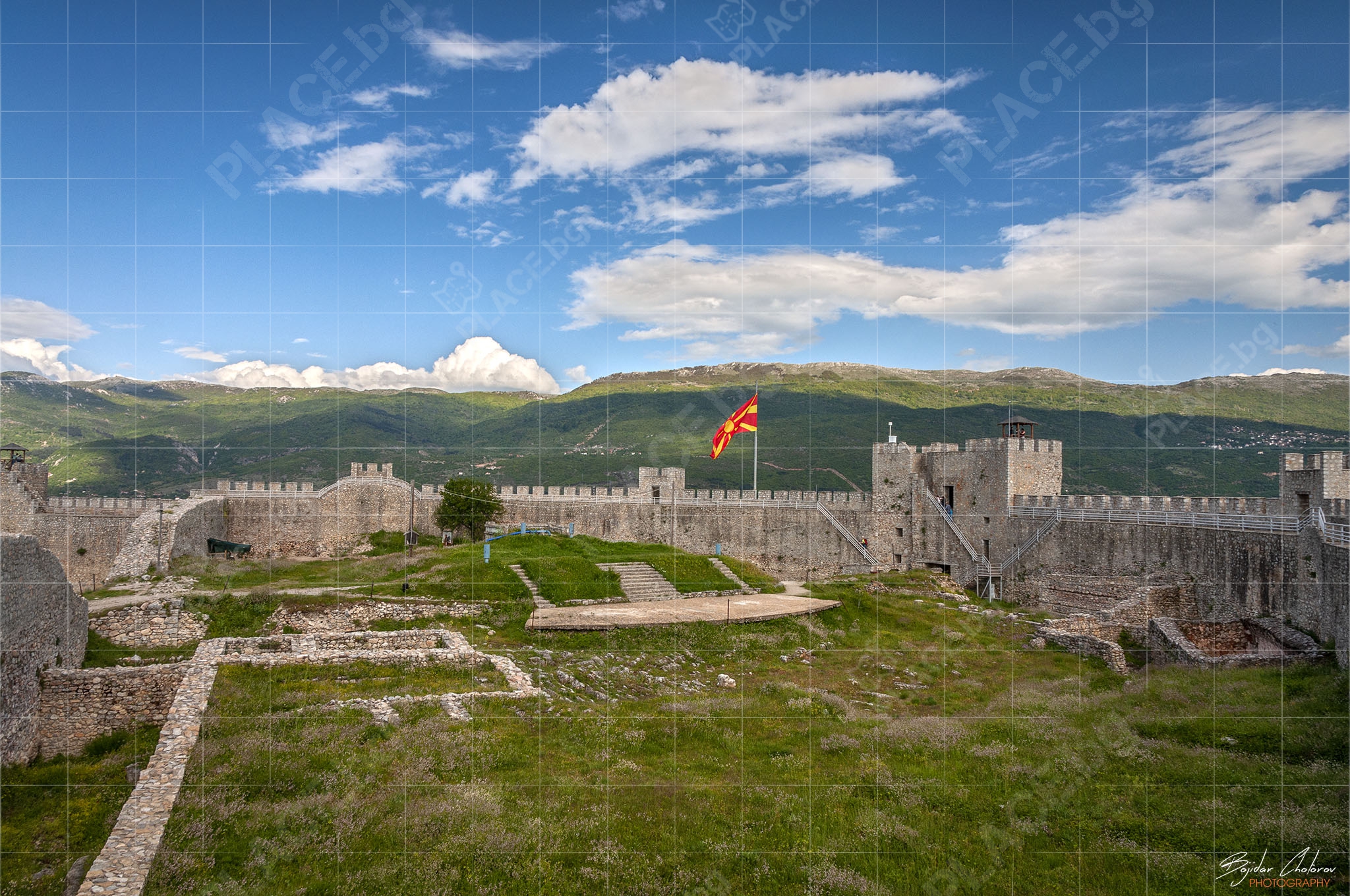 Вътрешният двор на Самуиловата крепост в Охрид (DSC3041)