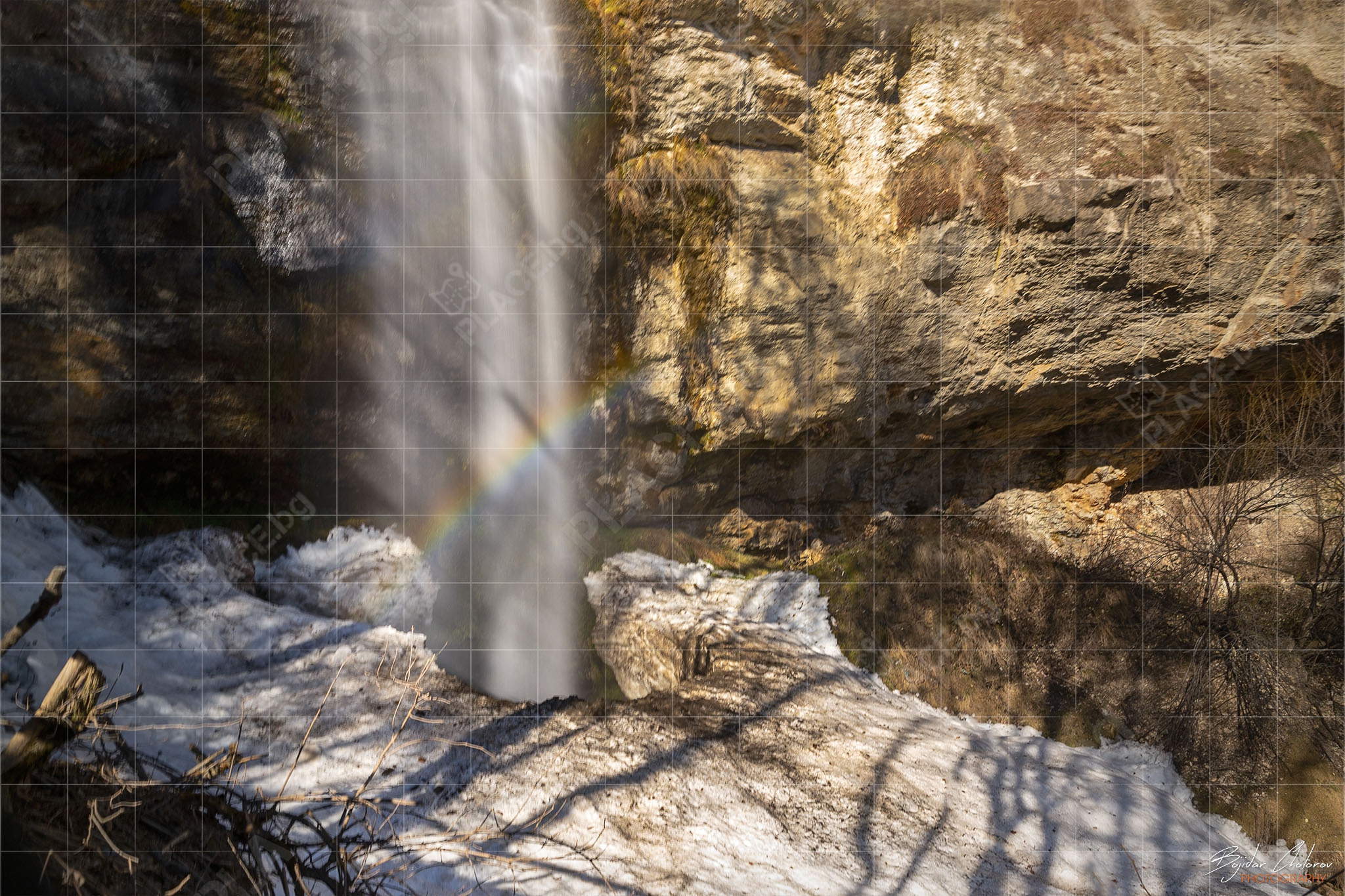 Смолянски водопад – дъга образувана от водните пръски (BCH_3746)